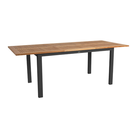 Brafab Lyon Matbord, Svart/Teak