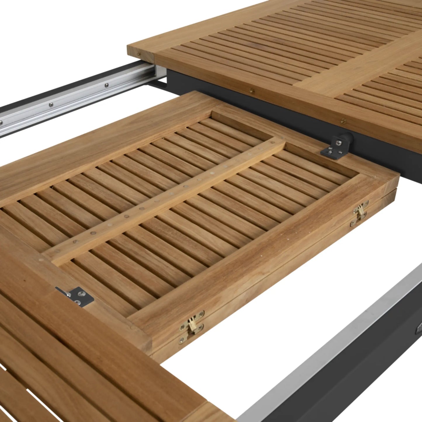 Brafab Lyon Matbord, Svart/Teak