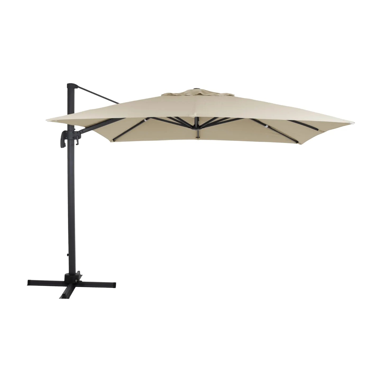 Brafab Linz Frihängande Parasoll, Antracit/Khaki