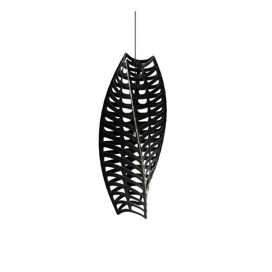 David Trubridge Toru Medium Taklampa 110 cm, Svart