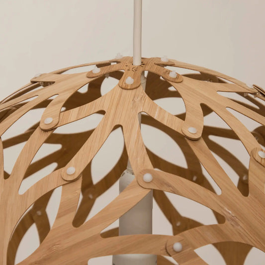 David Trubridge Floral Taklampa 40 cm, Bambu