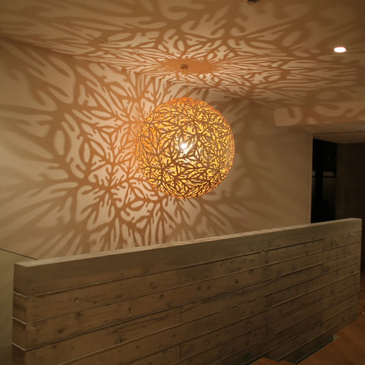 David Trubridge Sola Taklampa 80 cm, Bambu