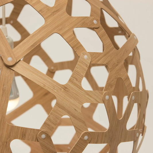 David Trubridge Coral Taklampa 60 cm, Vit