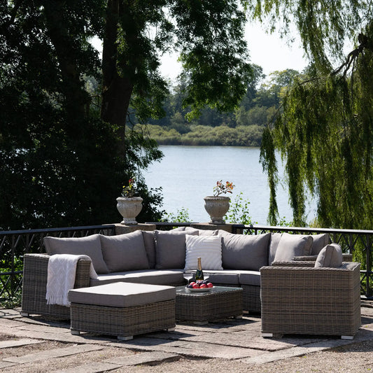 House Nordic Calvi Loungeset, Kubu/Grå