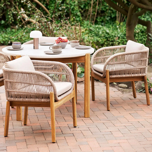 House Nordic Terracina Loungeset, Brun/Beige