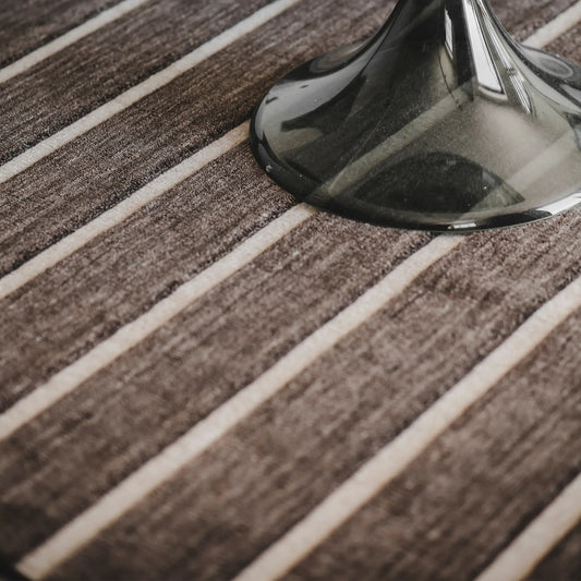 Jakobsdals Deco Stripe Matta, Brun