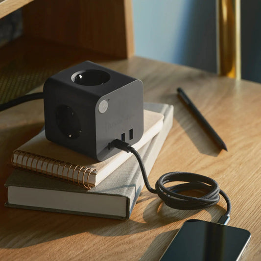 Kreafunk Ampie Wired Grenuttag Eu Usb-a/Usb-c, Svart
