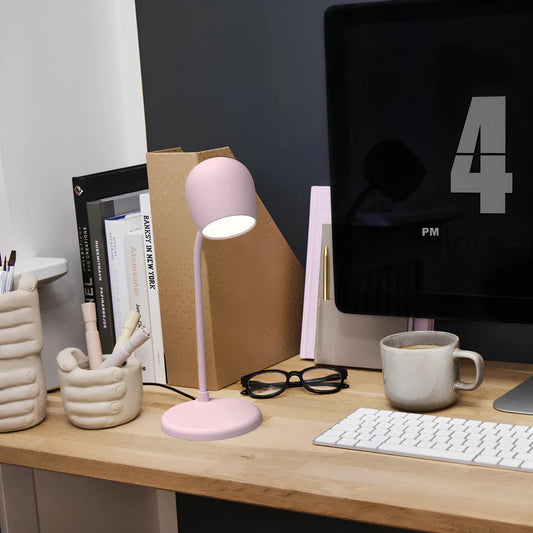Kreafunk Ellie Led-lampa/Högtalare/Qi Dusty Rose