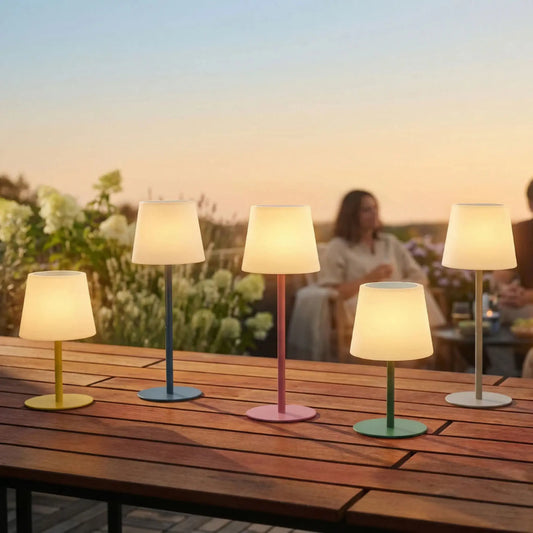 Kreafunk Arc Portabel Bordslampa Solcell Usb-c, Terracotta
