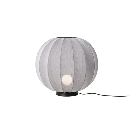 Made by Hand Knit-Wit Golvlampa 60 Låg Rund, Silver