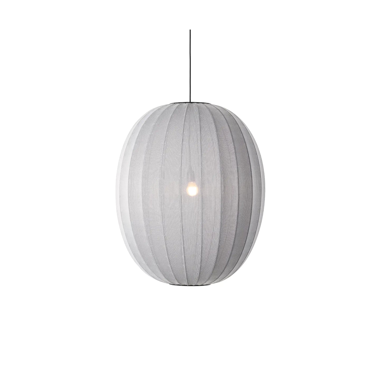 Made by Hand Knit-Wit Taklampa 65 Hög Oval, Silver