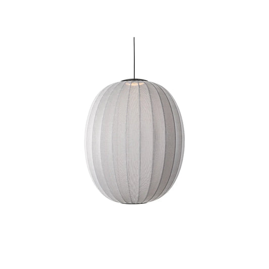 Made by Hand Knit-Wit Taklampa 65 Hög Oval LED, Silver