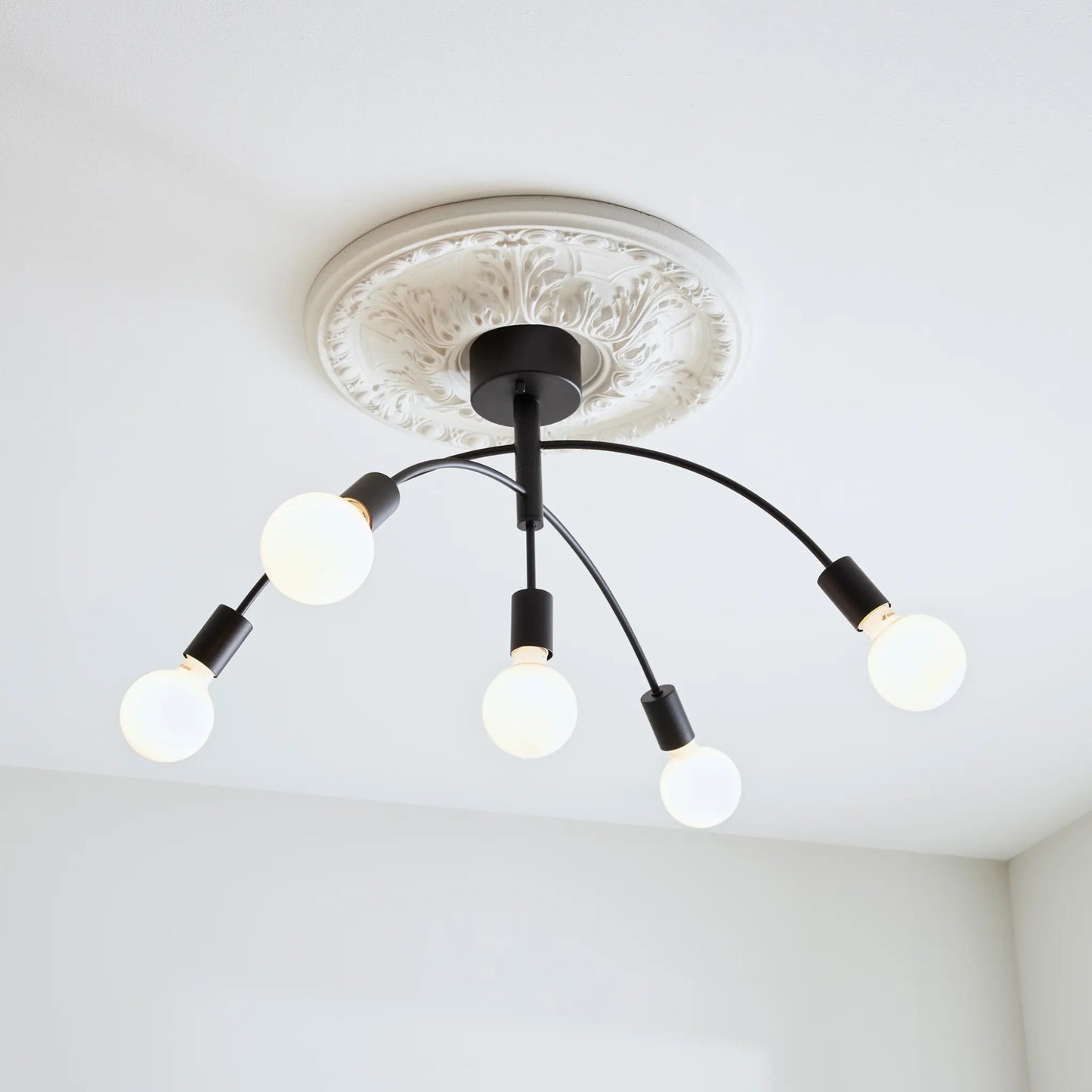 Markslöjd Cygnus Taklampa 5 l, Svart