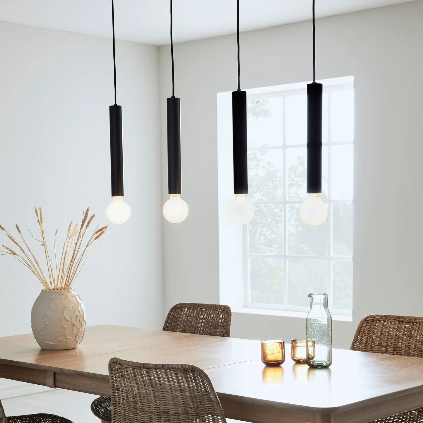 Markslöjd Sencillo Taklampa 4 l, Svart