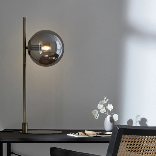 Markslöjd Dione Bordslampa, Antik/Rök