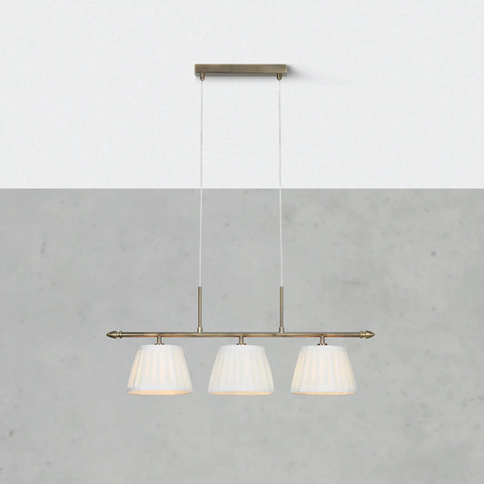 Markslöjd Oxford Taklampa, Offwhite/Antik Mässing