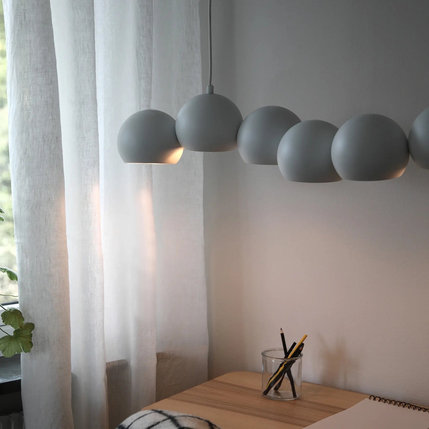 Markslöjd Cupolo Taklampa 7 l, Sandvit
