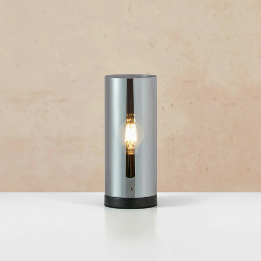 Markslöjd Post Bordslampa 12cm, Svart/Rök