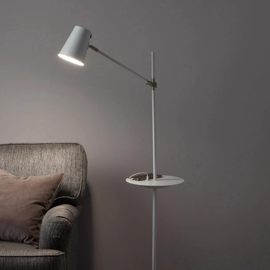 Markslöjd Linear Golvlampa USB, Vit