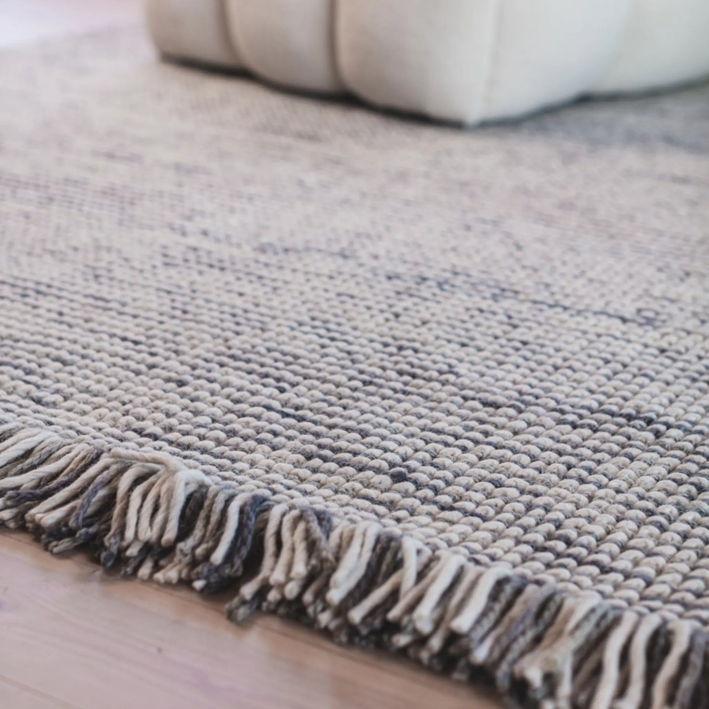 Mogihome, Willow Matta, Creme/Grå-Silvra Home