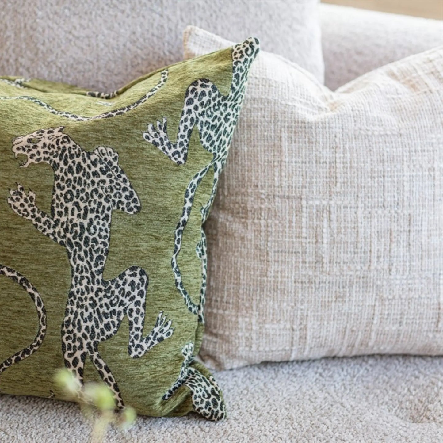 Mogihome, Beata Kuddfodral, Beige-Silvra Home