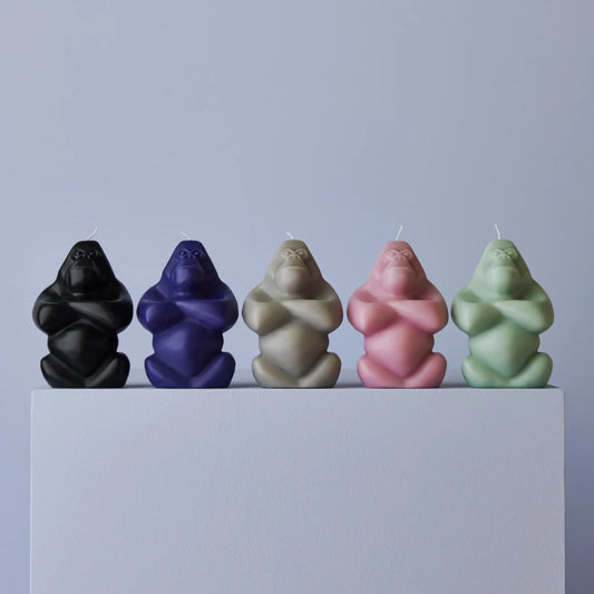 Kosta Boda, Gabba Gabba Ljus 11.5 cm, Grå-Silvra Home