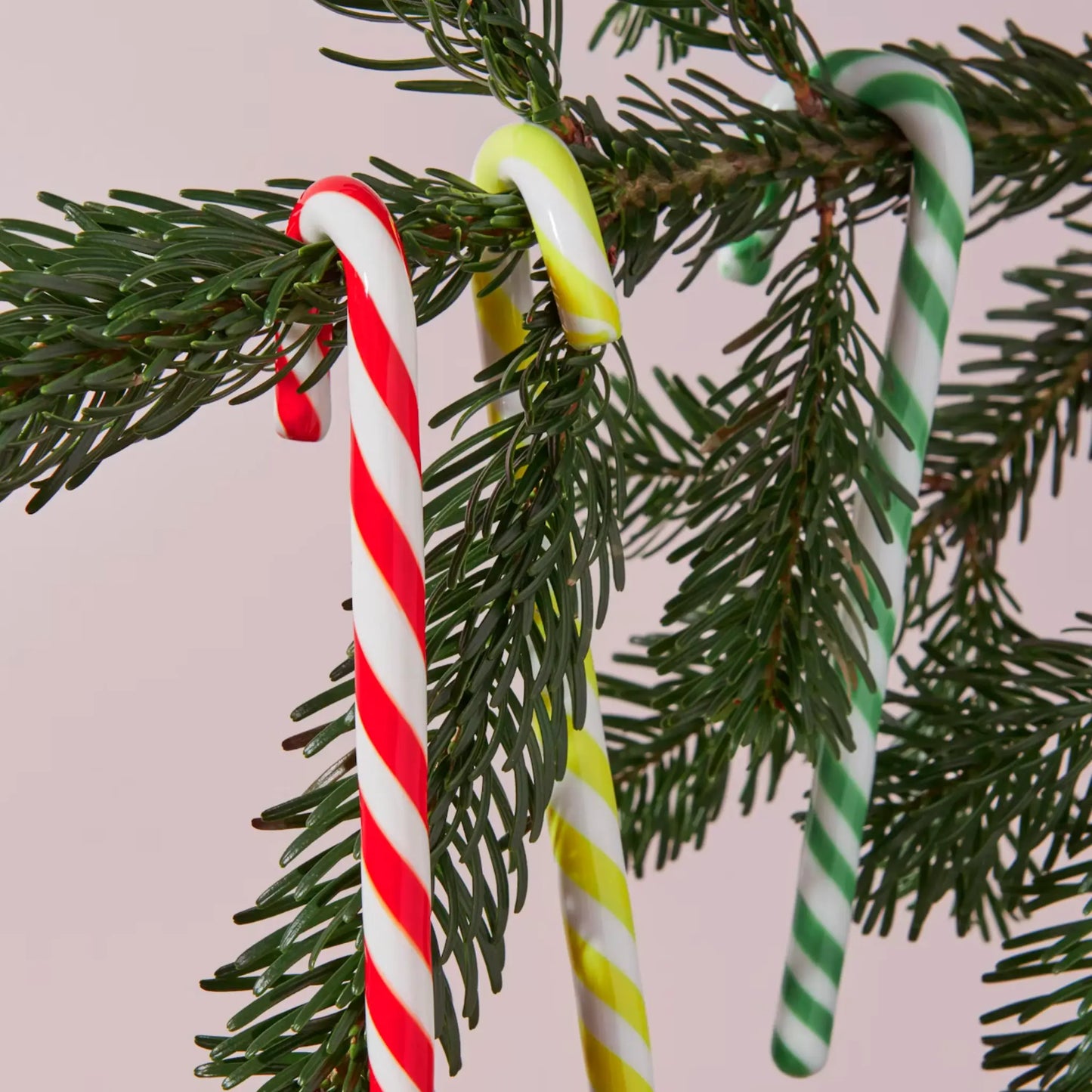 Kosta Boda, Polka Candy Cane Vit/grön 3-Pack-Silvra Home