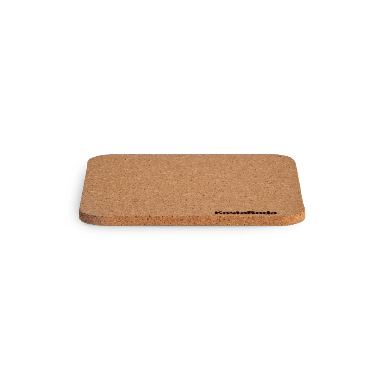 Kosta Boda, Viva Glasunderlägg 9,6x9,6 cm 4-Pack, Brun-Silvra Home