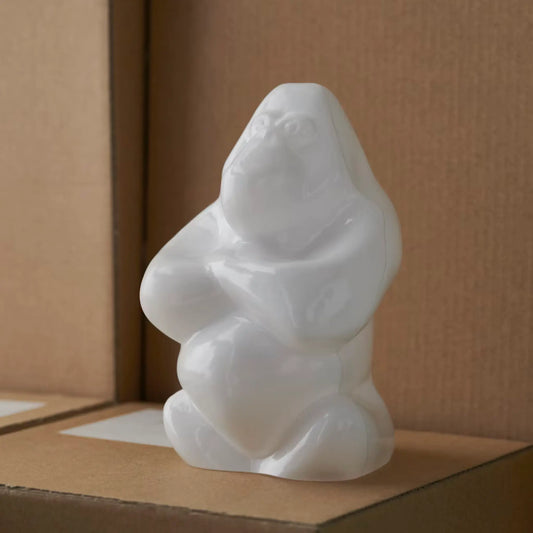 Kosta Boda, Gabba Gabba Hey 12 cm, Cloudy White-Silvra Home