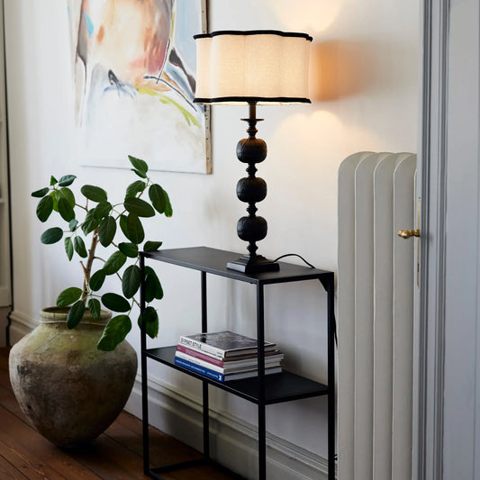 PR Home Flory Lampfot 57cm, Svart