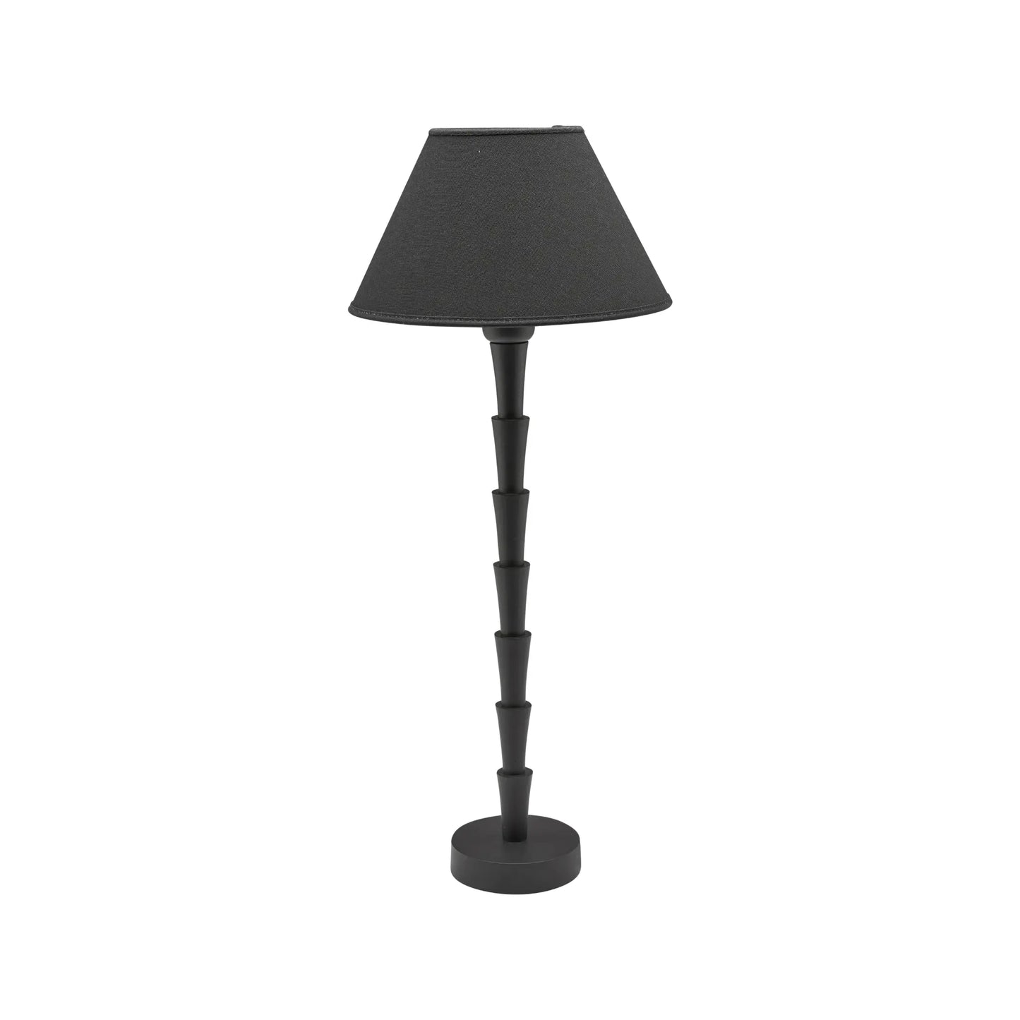 PR Home Chloe Lampfot 48cm, Matt Svart