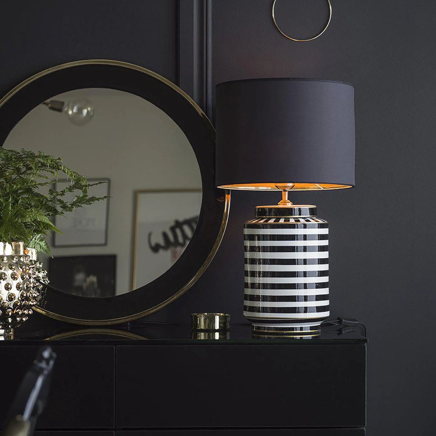 PR Home Gatsby Bordslampa 63 cm, Svart