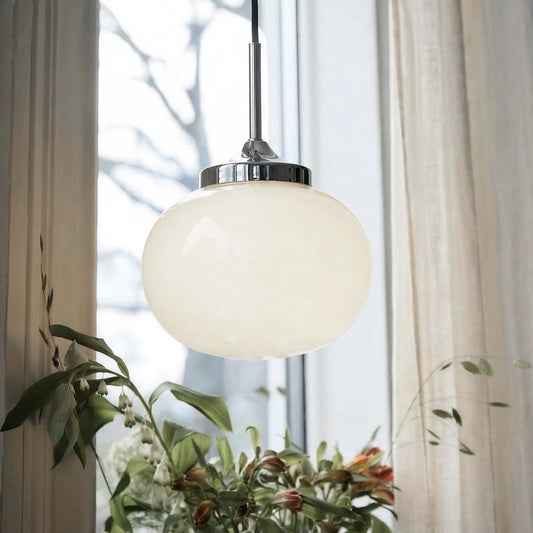 PR Home Elsy Fönsterlampa Ø18cm, Vit Krom