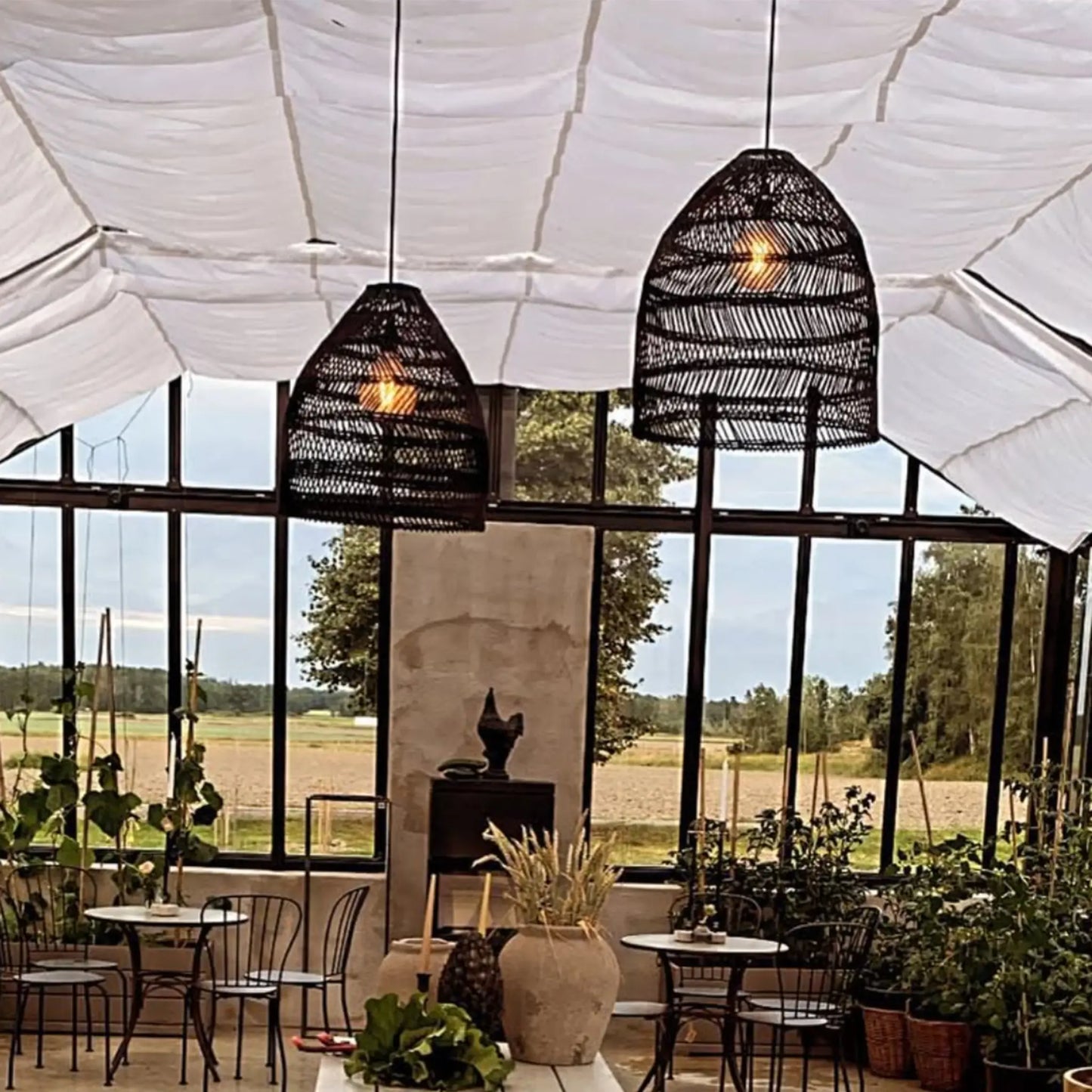 PR Home Maja Taklampa 45 cm, Black