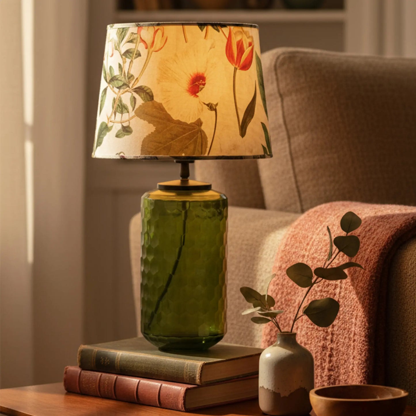 PR Home Gabby Bordslampa 49.5 cm, Green Glass