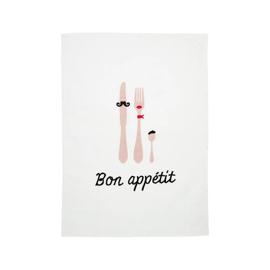 Svanefors Bon Appetit Kökshandduk 50x70cm, Rosa