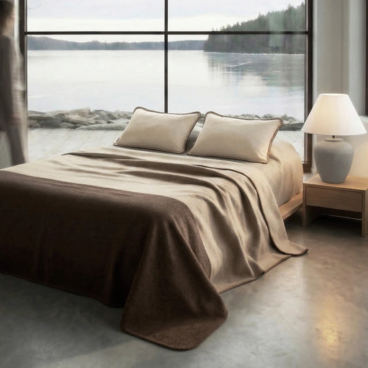 Svanefors Rina Överkast Dubbel 280x260 cm, Brun