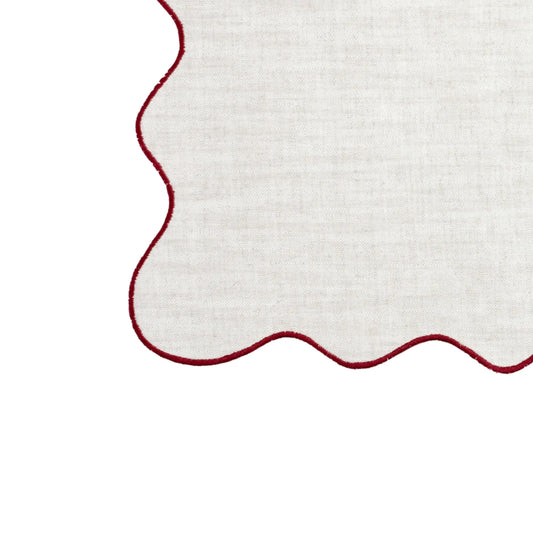Svanefors Sabina Tablett 4P 35x45cm, Vinröd