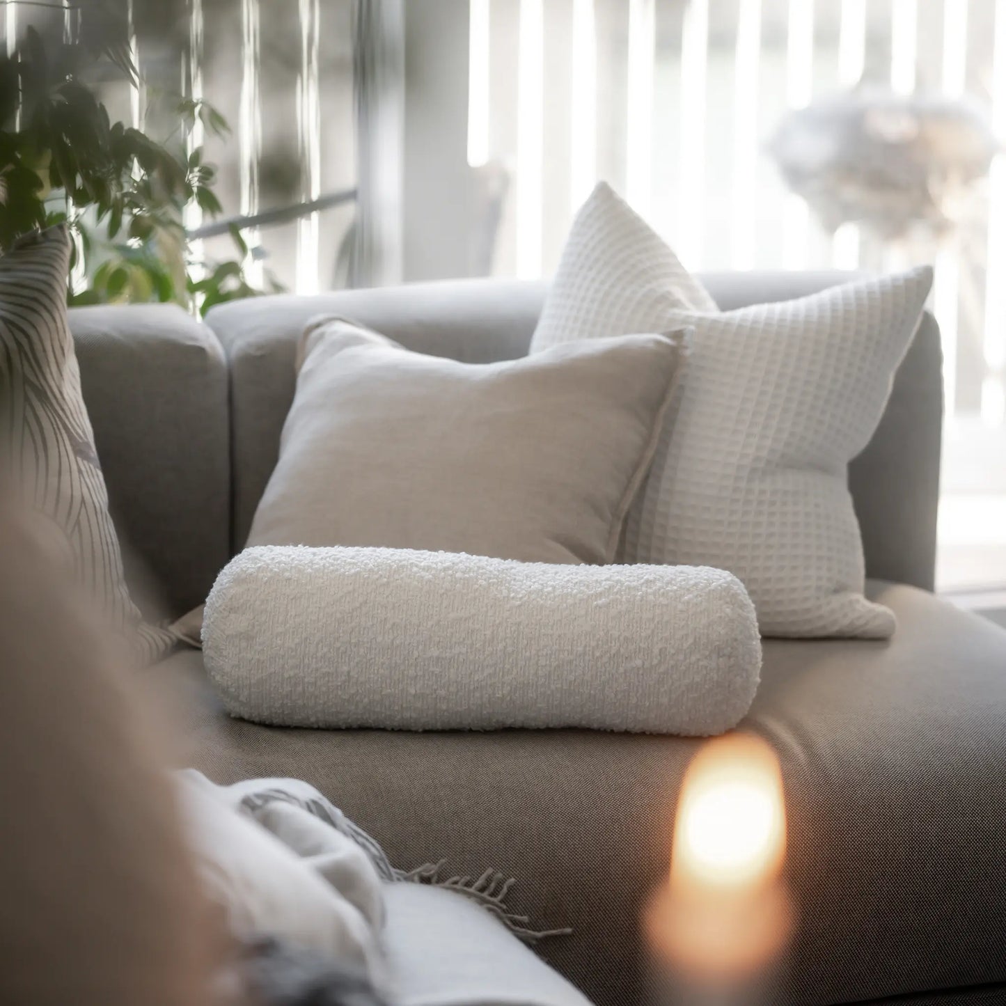 Svanefors Trond Kudde 15x15x45cm, Offwhite