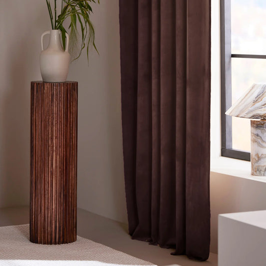 Svanefors Estelle Sammetsgardin 2P 135x280cm, Aubergine