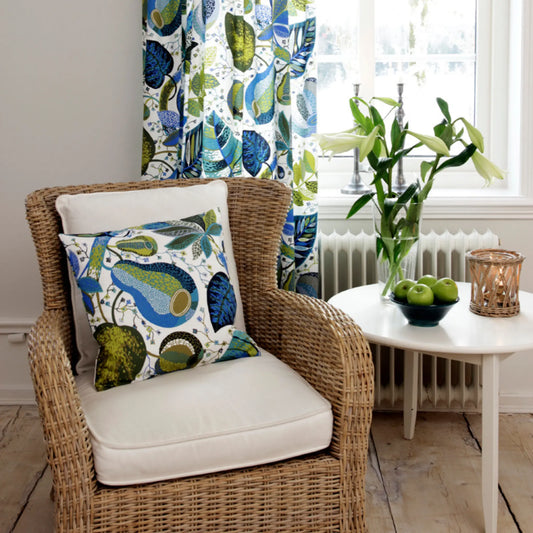 Svanefors, A&E Kuddfodral 45x45cm, Blå-Silvra Home