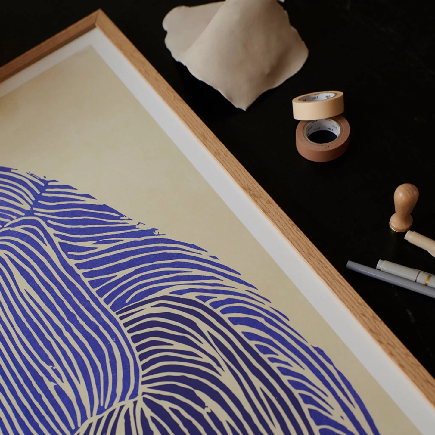The Poster Club Deep Blue Poster 50x70
