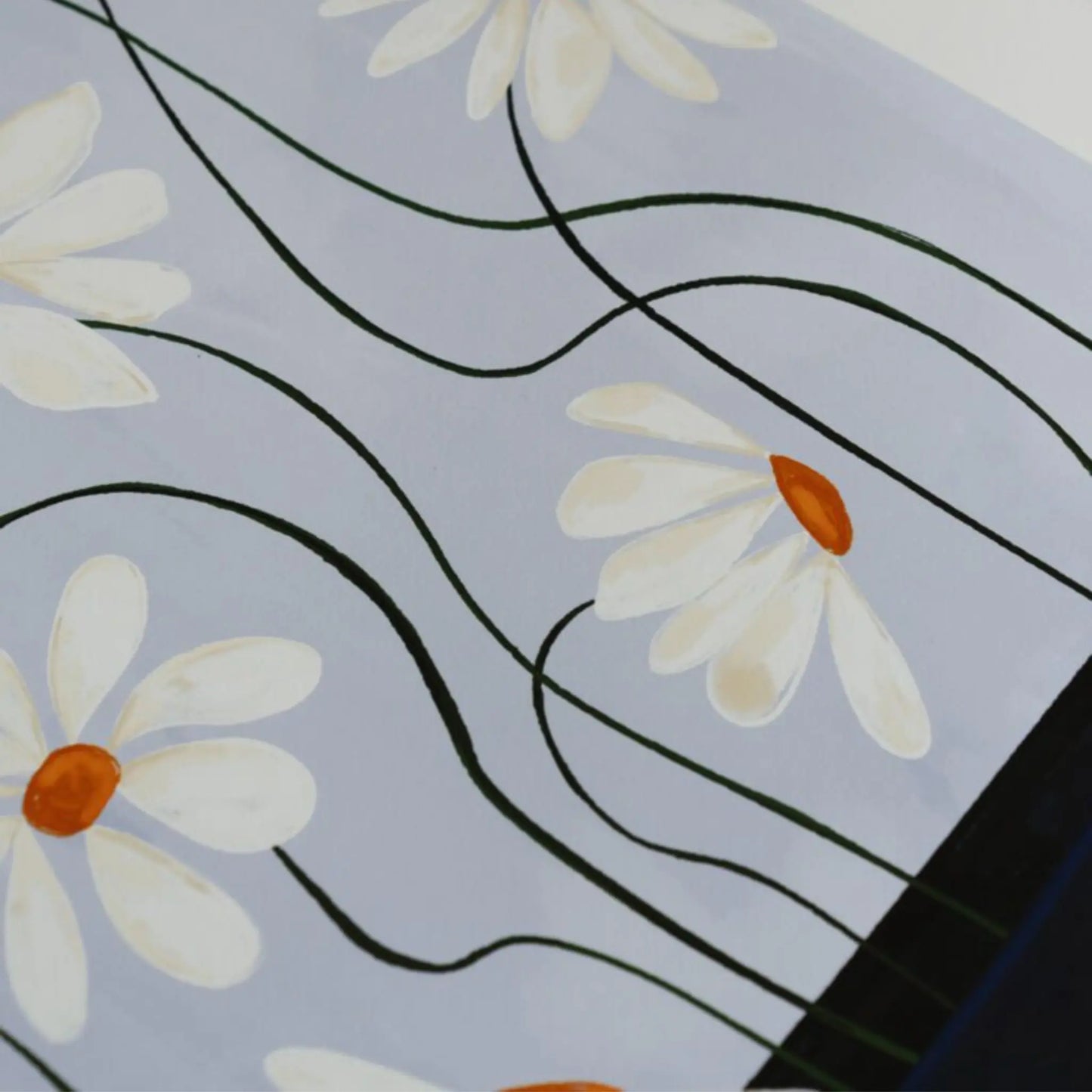 The Poster Club Daisies in Blue Vase Poster 70x100