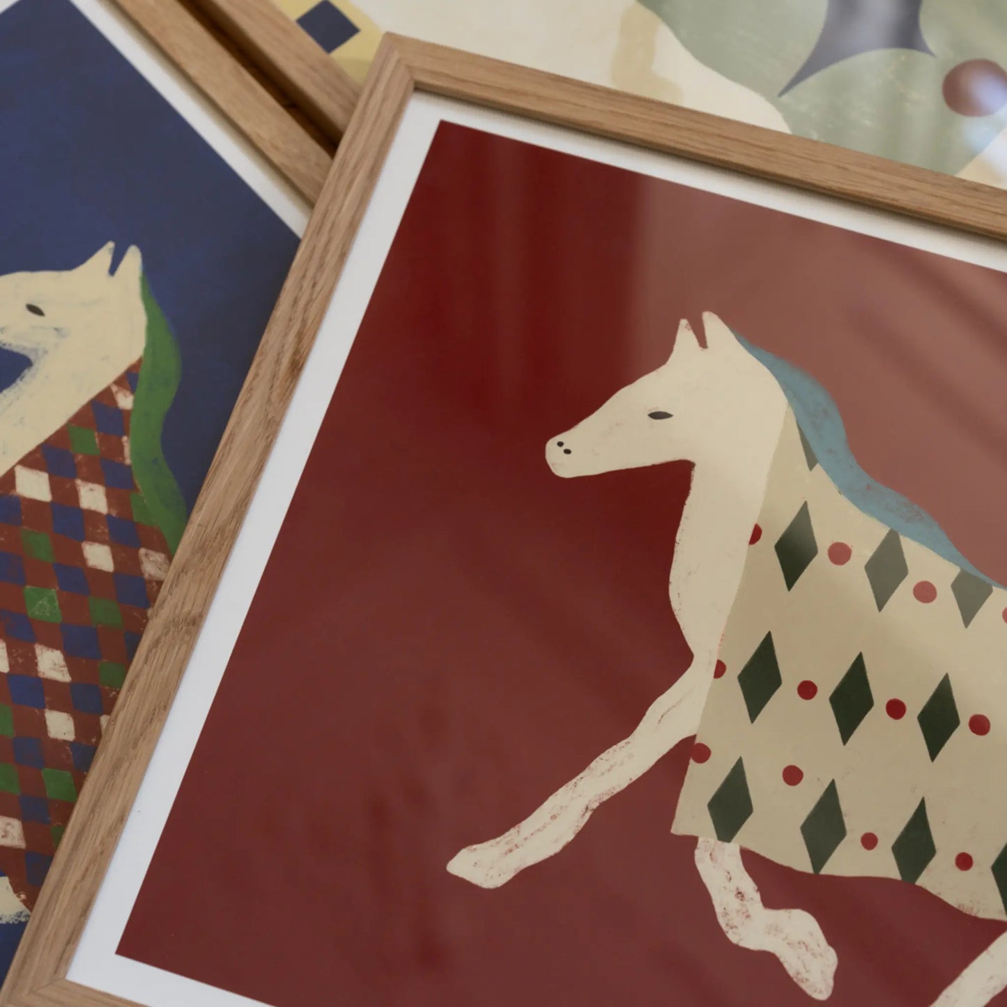 The Poster Club Horse Bordo Poster 50x70