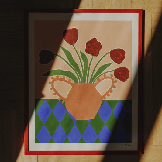 The Poster Club Red Tulips Poster 70x100