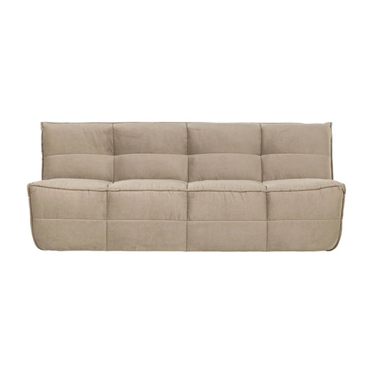 vtwonen Cluster 3-Sitssoffa Sammet, Soft Beige