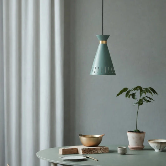 Warm Nordic Cone Taklampa, Dusty Green
