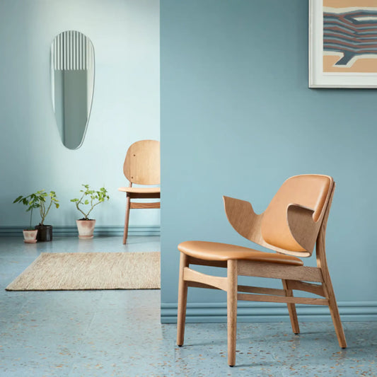 Warm Nordic Gesture Loungestol Silk 0250, Teak Oak
