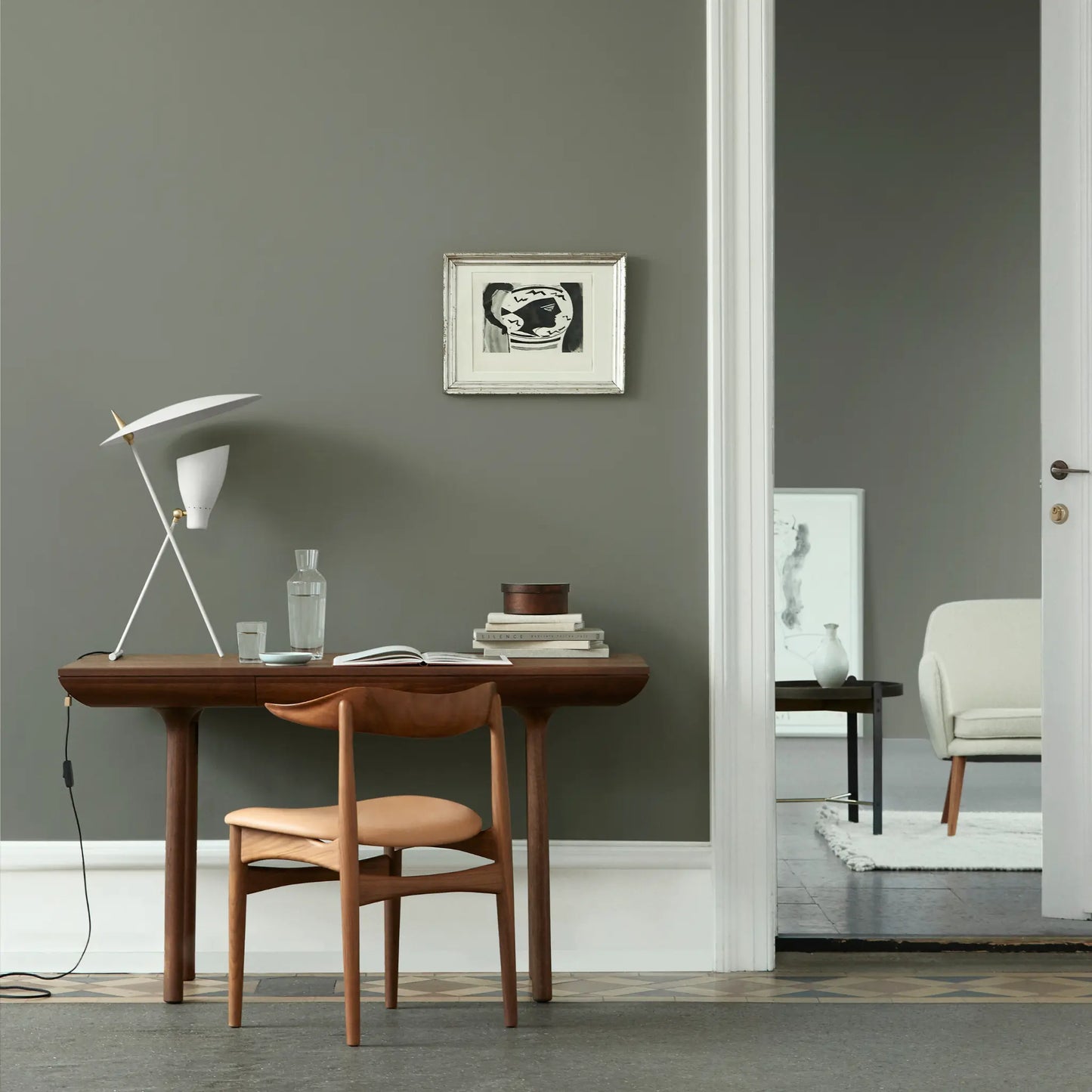 Warm Nordic Silhouette Bordslampa, Warm White