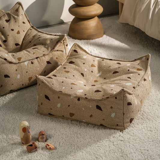 Wigiwama Sittpuff Fyrkantig, Terrazzo Sand